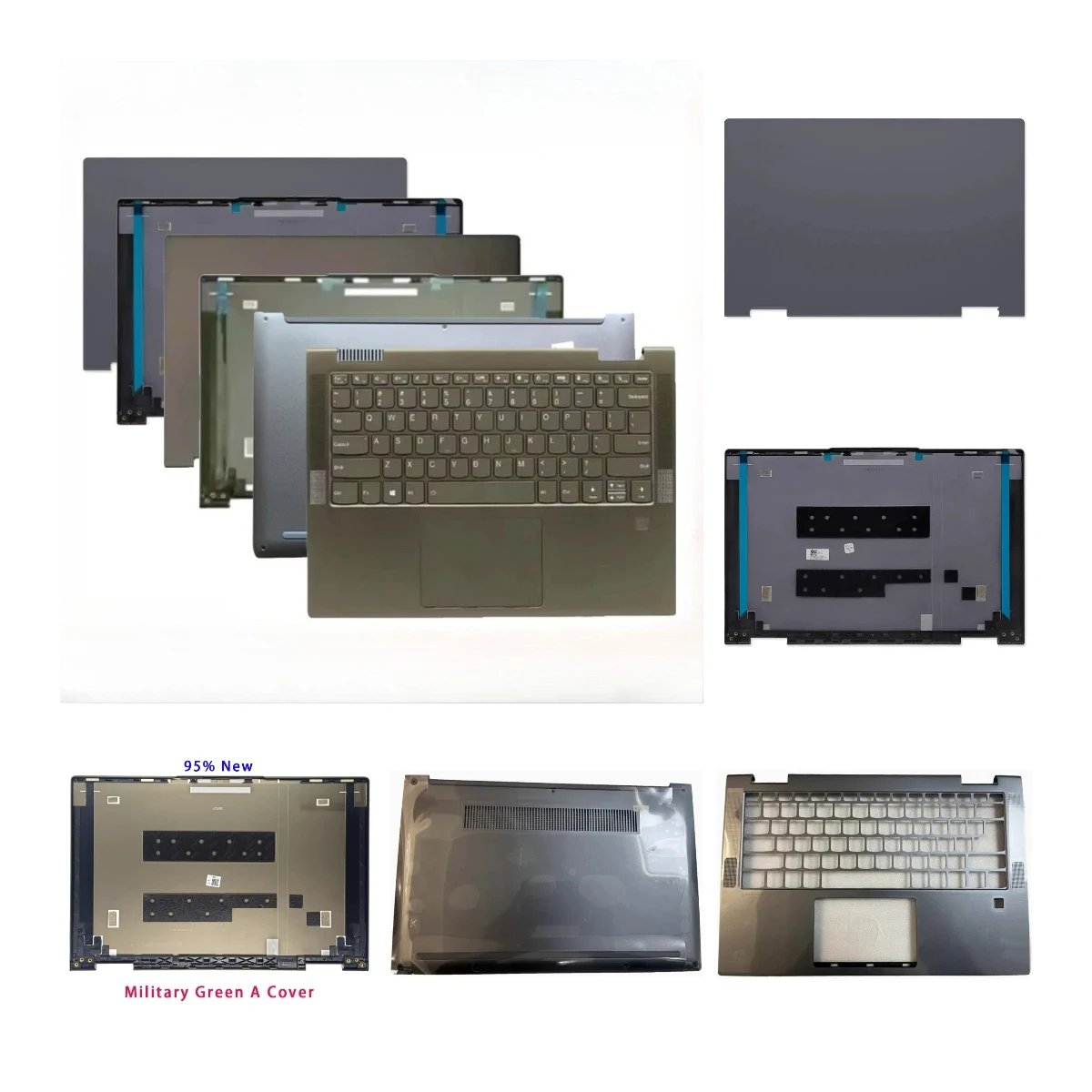 Suitable for yoga 14C NTL ACN 2021 Yoga 7-14ITL5 laptop LCD back cover, front panel, palm rest bottom shell ABCD cover Hinge