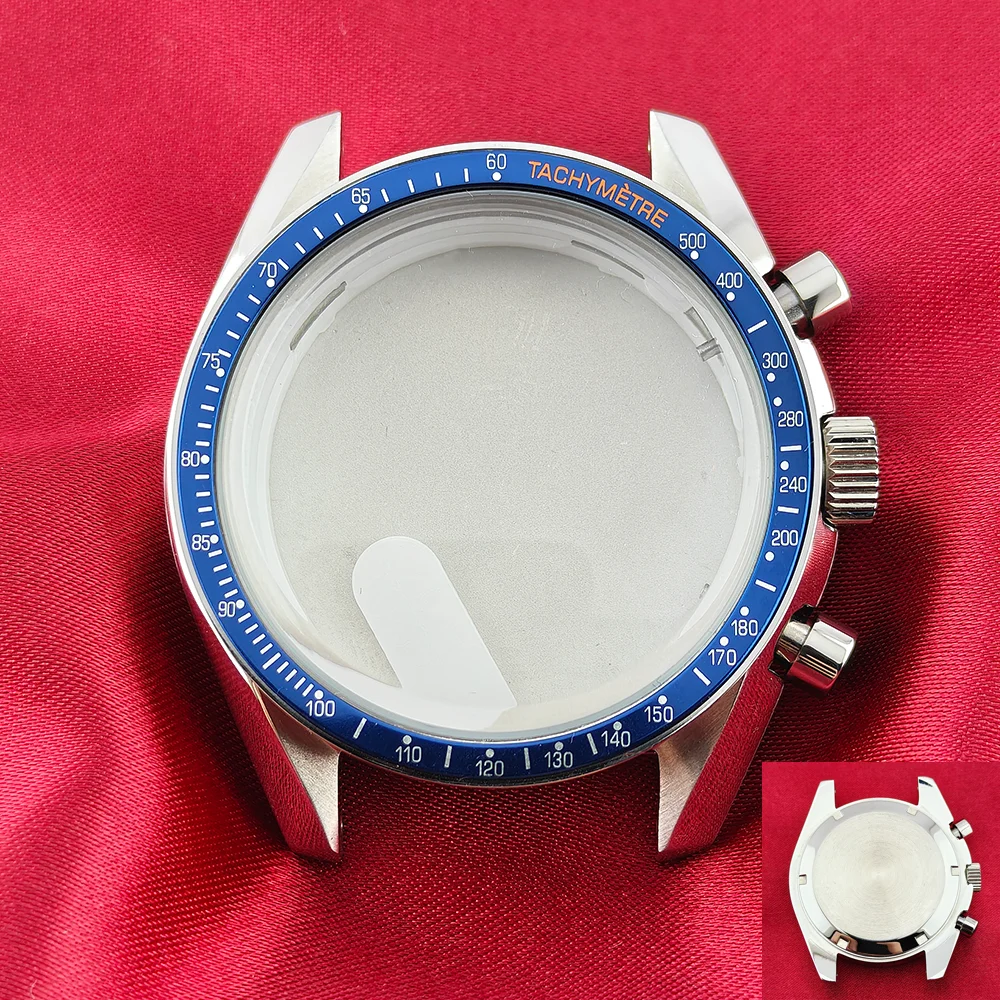 vk63 cases 39.7MM VK63 Watch Case Moon Watch Metal Case VK63 Chronograph Case Fits For Speed Master VK63 Case VK64 Case Modified view 3