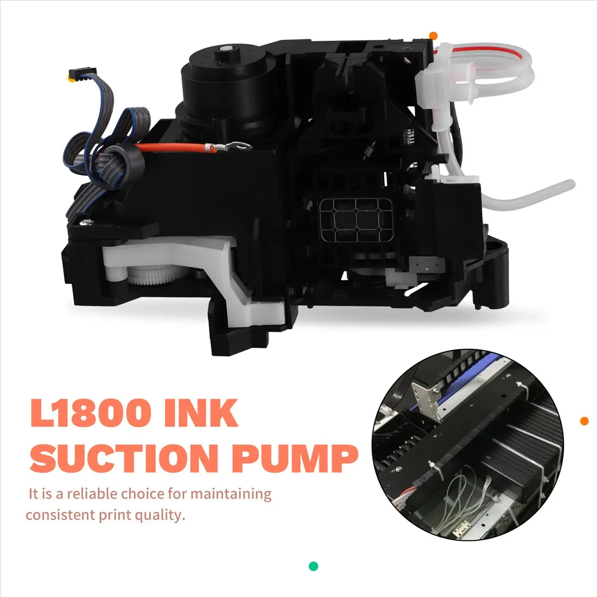 【Limited Offer】L1800 R1390 Ink Pump System Assembly Capping Station for R1390 L1800 1500W A3 Cylindric UV DTF