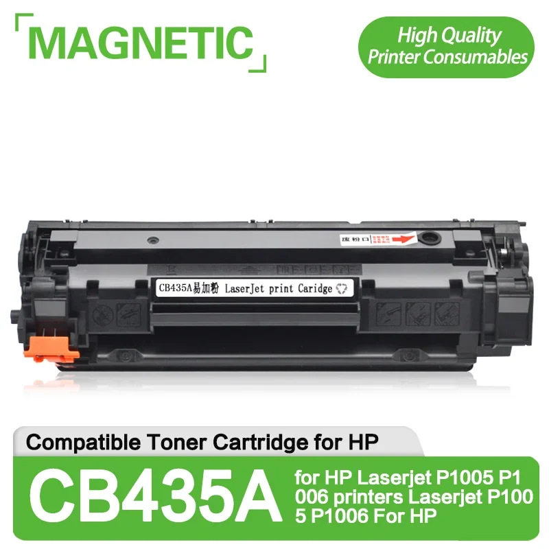 BK CB435A Toner Cartridge Replacement for CB435A 435a 435 35a for HP LaserJet P1002 P1003 P1004 P1005 P1006 P1009 printer