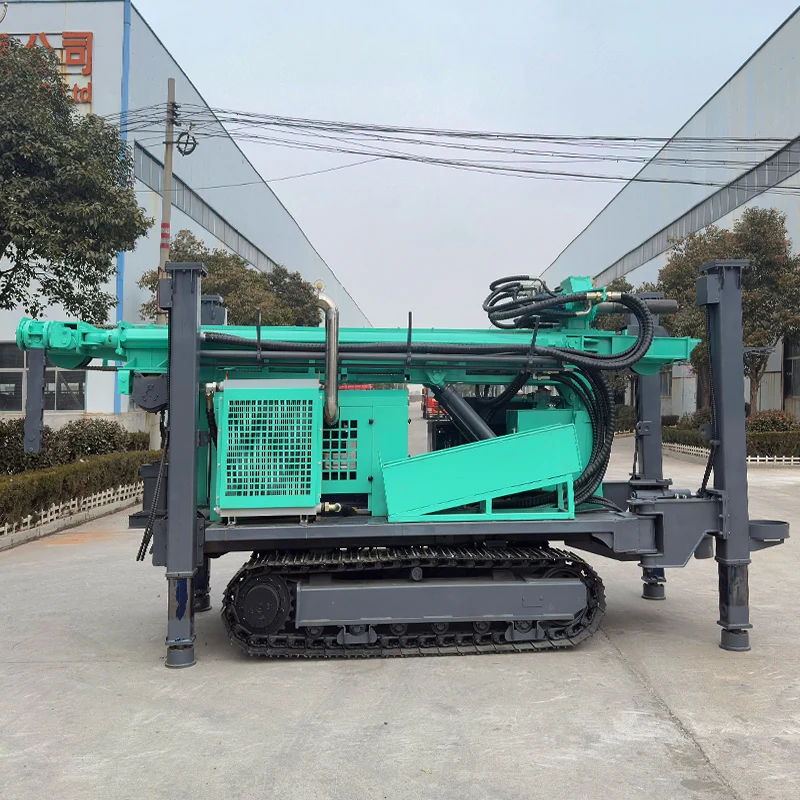 Wheel Pneumatic Drill Rig Premium Efficient Fast Water Well Drilling Accurate Positioning Water Well Drilling Machine
