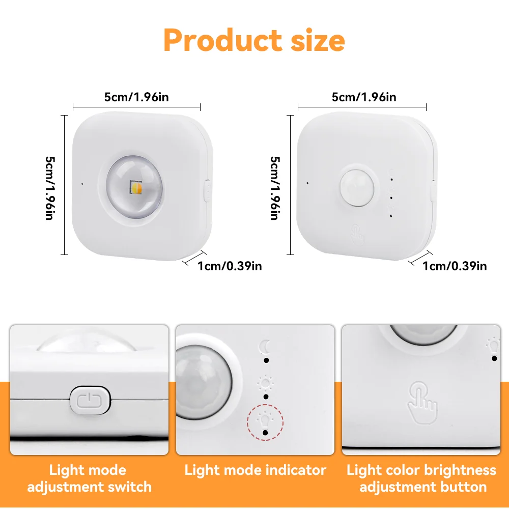 ضوء لاسلكي ضوء الليل محس حركة لطاولة السرير غرفة نوم المغناطيس خزانة الإضاءة لغرفة النوم خزانة بجانب السرير الدرج