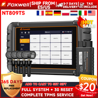 FOXWELL NT809TS TPMS Programming Tool All Systems Diagnostic Bi-Directional Control 30+ Reset OBD2 Bluetooth Automotive Scanner