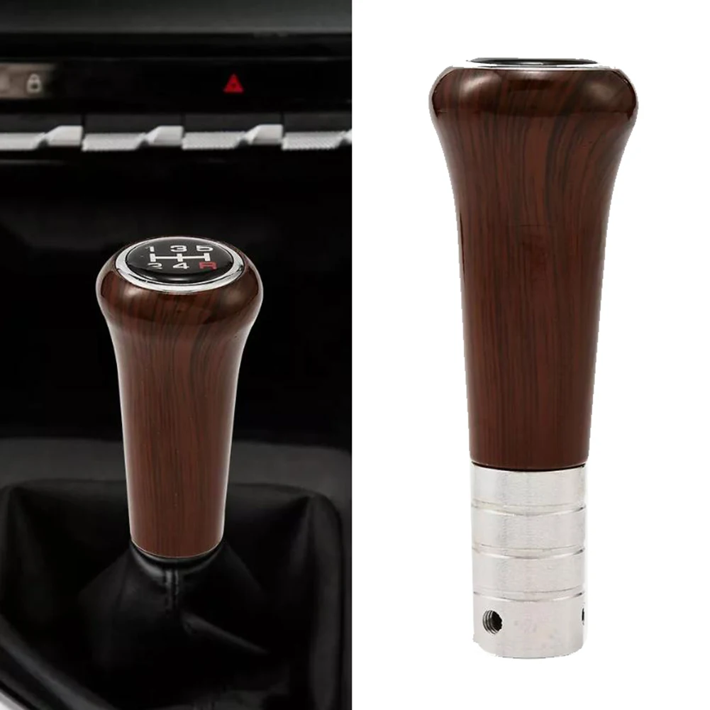 

Brown 5 Speed Shifter Aluminum Alloy Brown Color Easy Installation High Universality Fitment Quality Materials