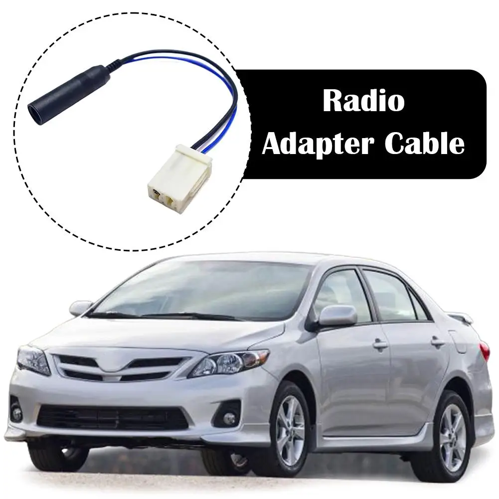 Car Radio Antenna Adapter Cable Antenna Wire Harness For Toyota 2010-2013 Stereo CD Player Signal Conversion Cord