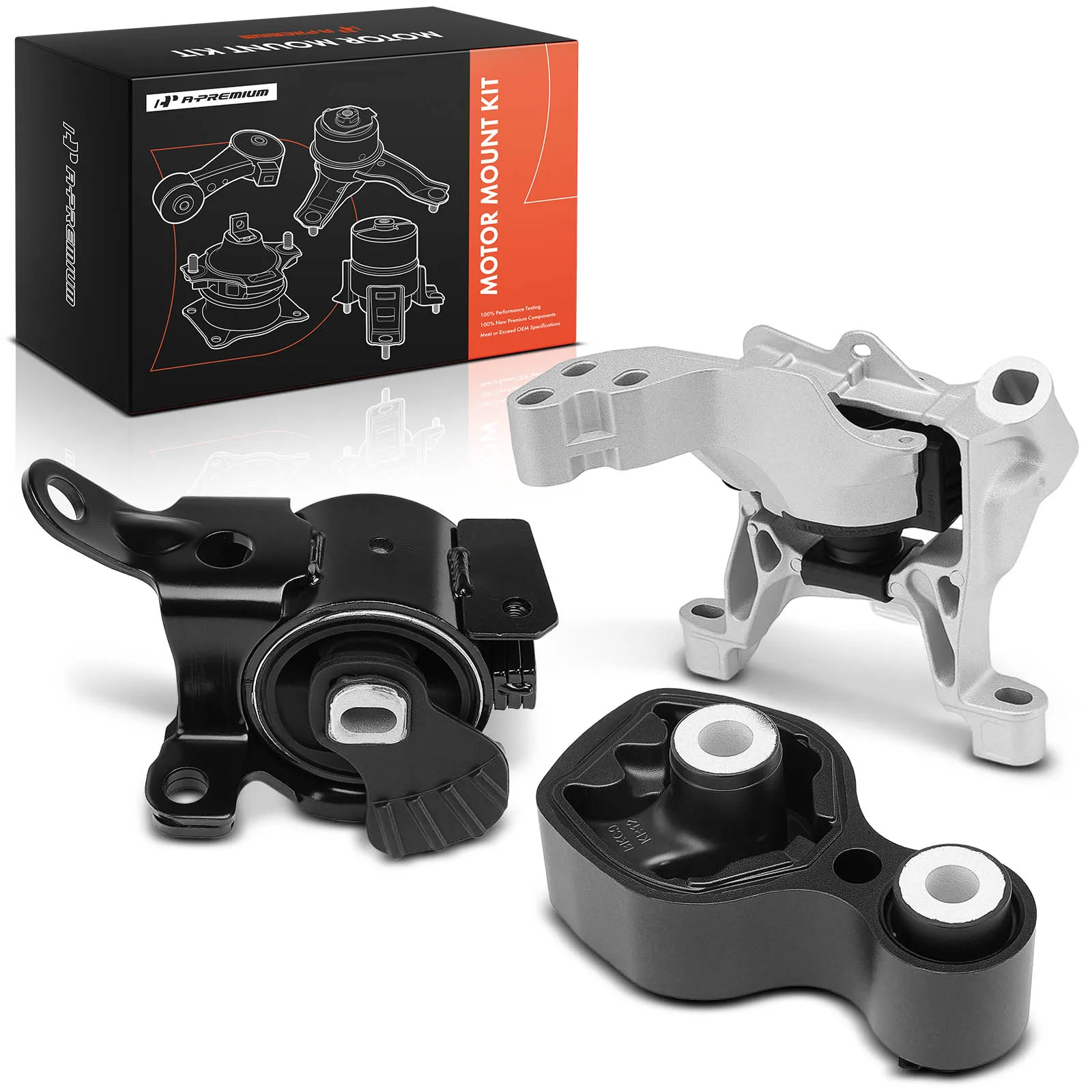 A-Premium 3pcs Engine Motor Mount & Torque Strut Mount & Transmission Mount for Mazda CX-5 2014-2016 6 2014-2017