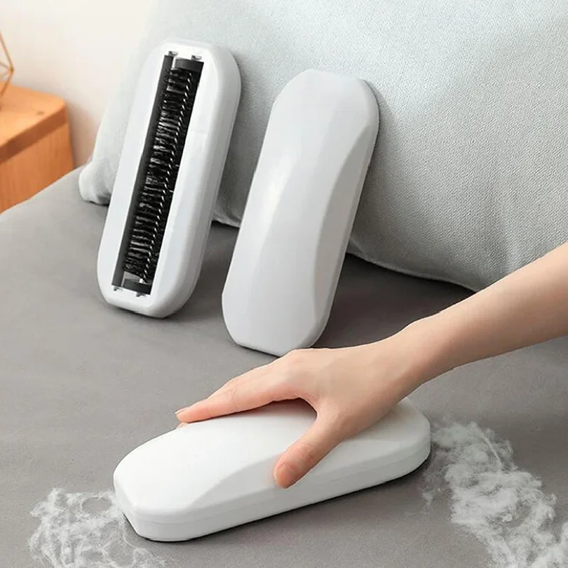 Carpet Dust Brush Plastic Bedside Table Crumb Sweeper Pet Hair Fluff Cleaner Sticky Picker Lint Roller Clothes Sweeping Cleaning