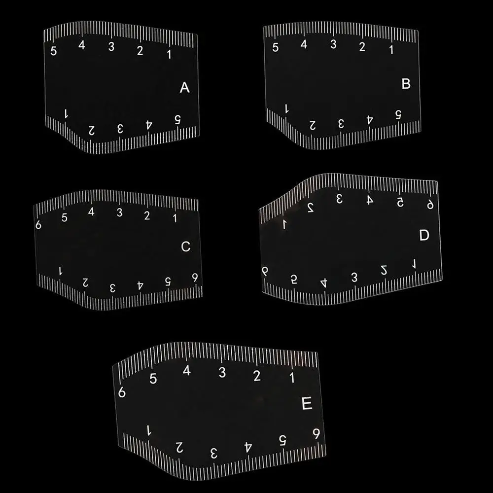 5 قطعة/المجموعة دائم الحاجب تشكيل الاستنسل المحمولة لحظة الحاجب المشكل الحاجب رسم الخرائط حاكم 1 دقيقة سريع الرسم تصميم الحاجب أداة سهلة