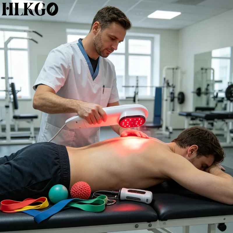 Red Infrared Cold Laser Device 16 Diodes Non-Invasive Pain Relief Inflammation Body Joint Muscle Physiotherapy Home Use