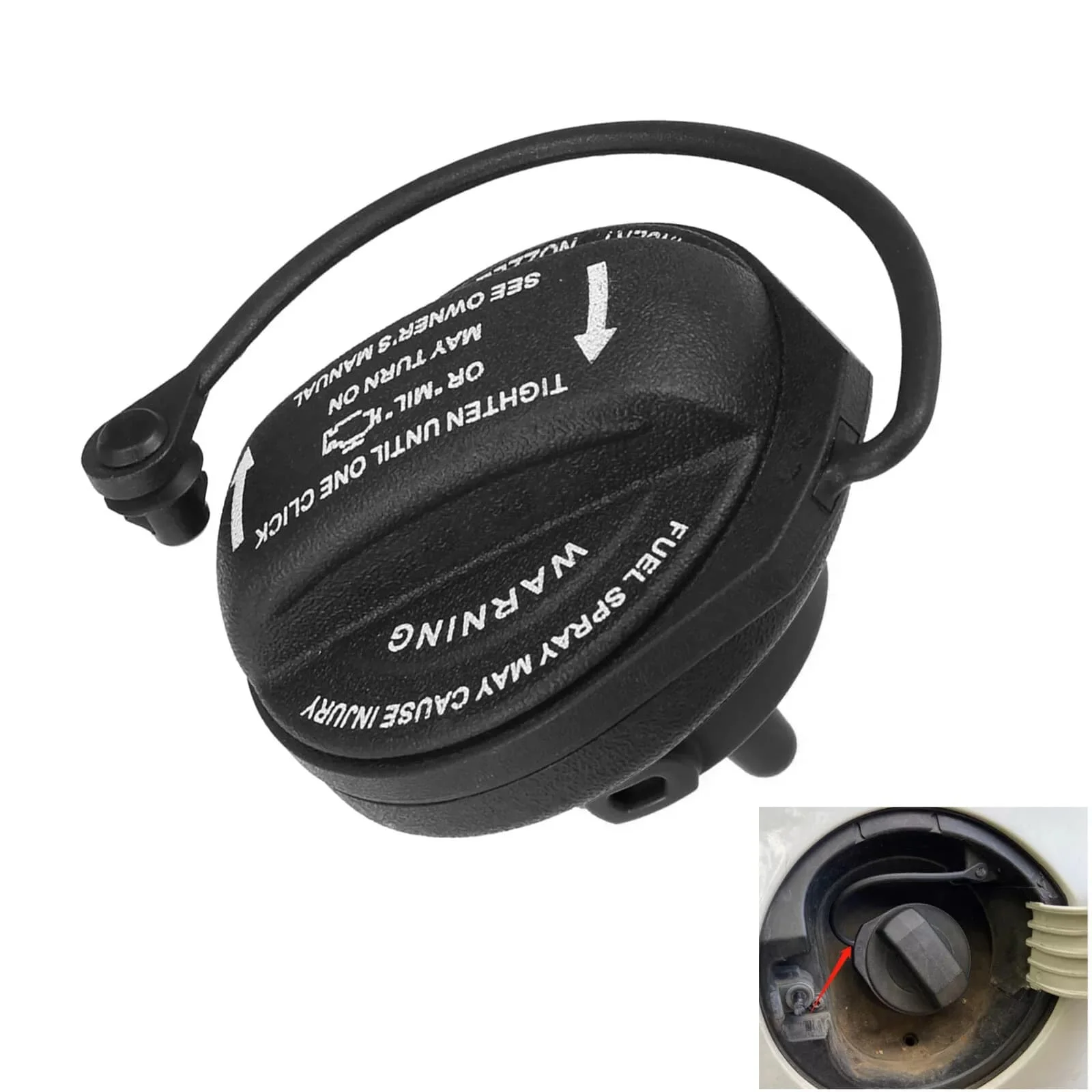 Fuel Filler Tank Cap Petrol Fits For Audi A4 S4 Allroad A5 S5 A8 S8 Q5 RS4 OEM Number: 8K0201550A Easy Installation