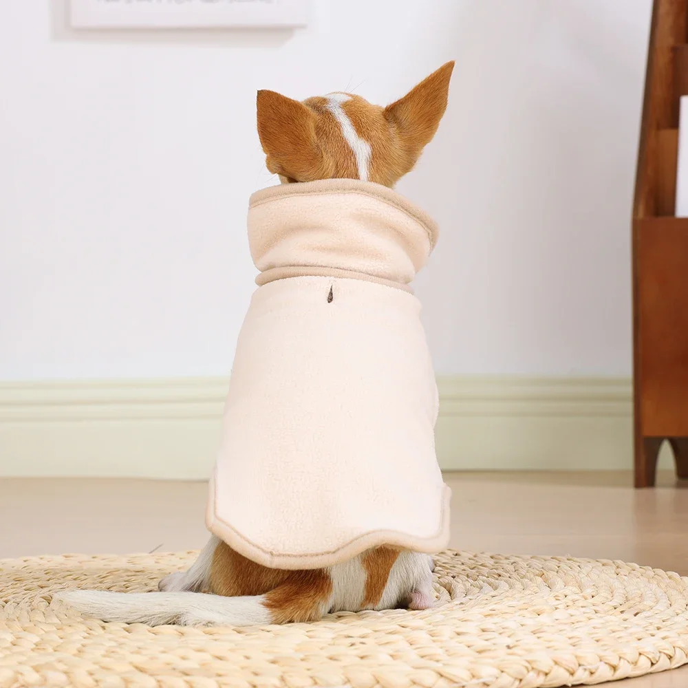 Wendejacke für große Hunde, warmer Fleece-Wintermantel, verstellbar, Stehkragen, Haustierweste, Hunde- und Katzenkleidung für Labrador Golden Retriever – Detail 12