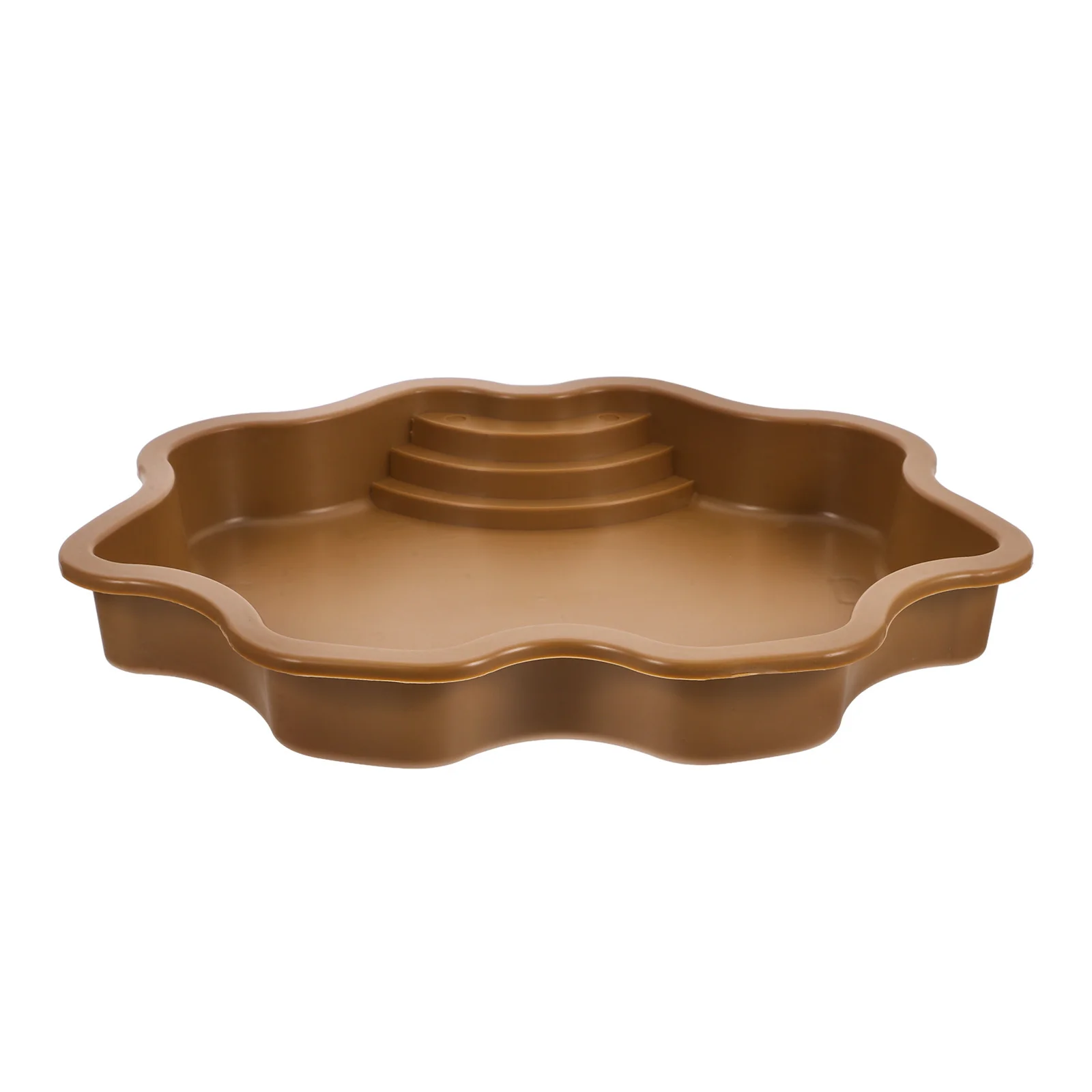 

Reptile Water Bowl Large Capacity Turtle Feeding Dish Smooth Edges Nonslip Bottom Abs Material For Bathing Soaking Habitat