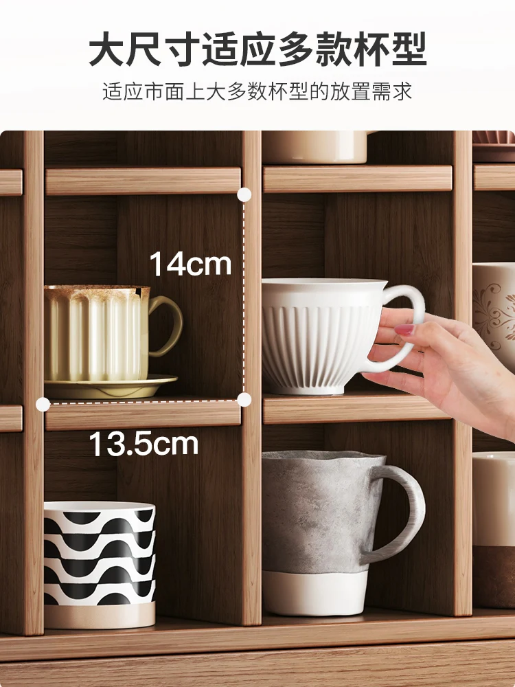 Desktop Bookshelf Simple Multi-Layer Storage Rack Living Room Desktop Storage Shelves Cup Holder Wall Home Duobao Grid Cabinet