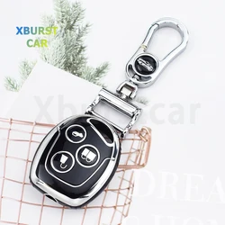 TPU Remote Key Case Cover For Ford Fiesta Mk7 Mk5 Mk6 Mondeo Focus 2 Mk2 Transit Ka Fusion C-MAX S-MAX Car Shell Fob Accessories