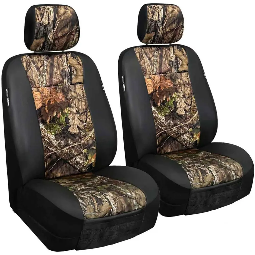 

Rugged Heavy-Duty Seat Covers for Cars and SUVs, Universal Fit, with Storage Pockets for Front and Rear Seats