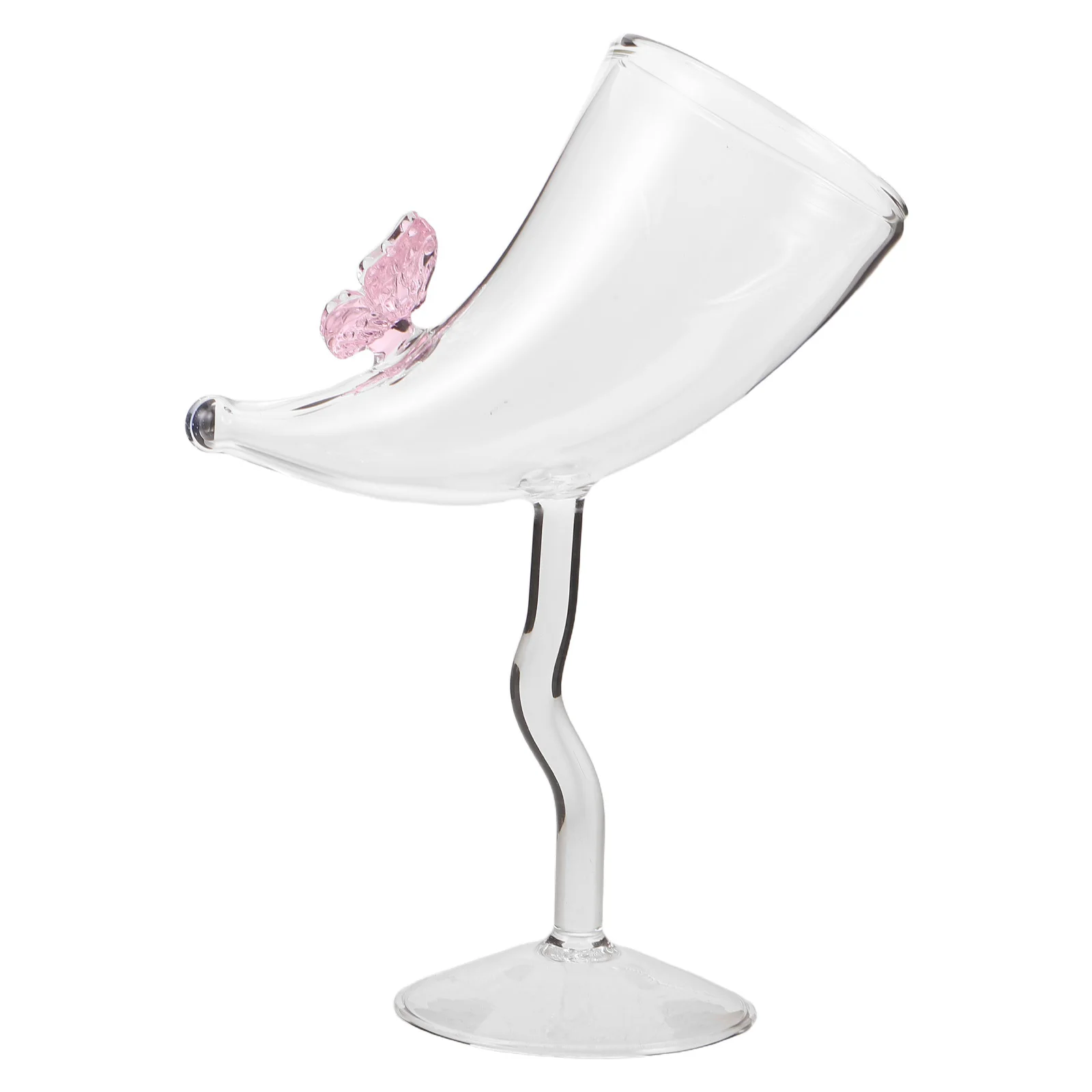 

Viking Horn Glass 250Ml Elegant Wide-Mouth Minimalist Drinking Horn Mug Bar Glassware for Beer Whiskey Cocktail