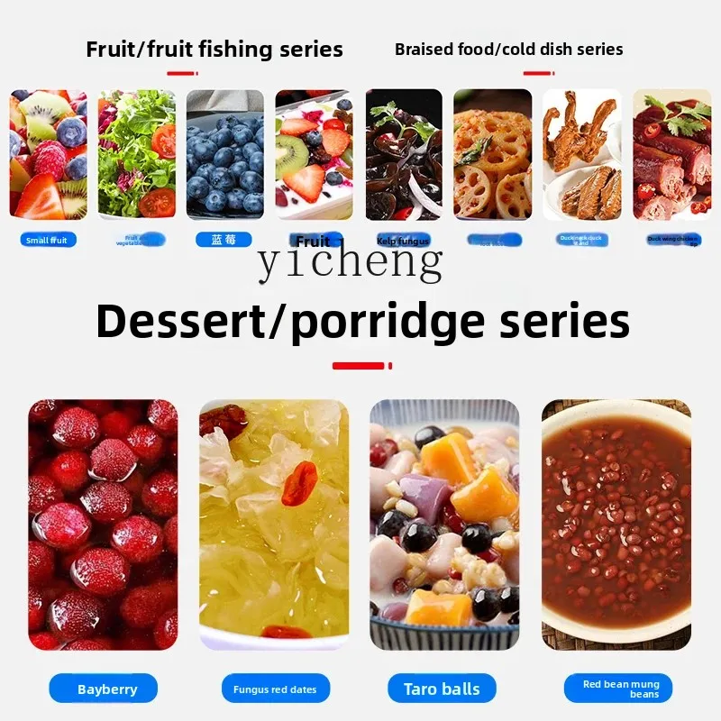 desktop refrigerated display cabinet horizontal salad cabinet fruit fishing dessert fresh-keeping freezer