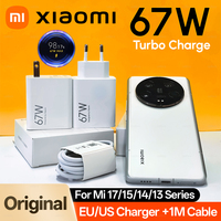 Xiaomi Original 67W USB Super Fast Charger Power Adapter Mi 15 15T 14 13 12 11 6A Type C Cable POCO X5 X4 Pro Redmi Note Charger