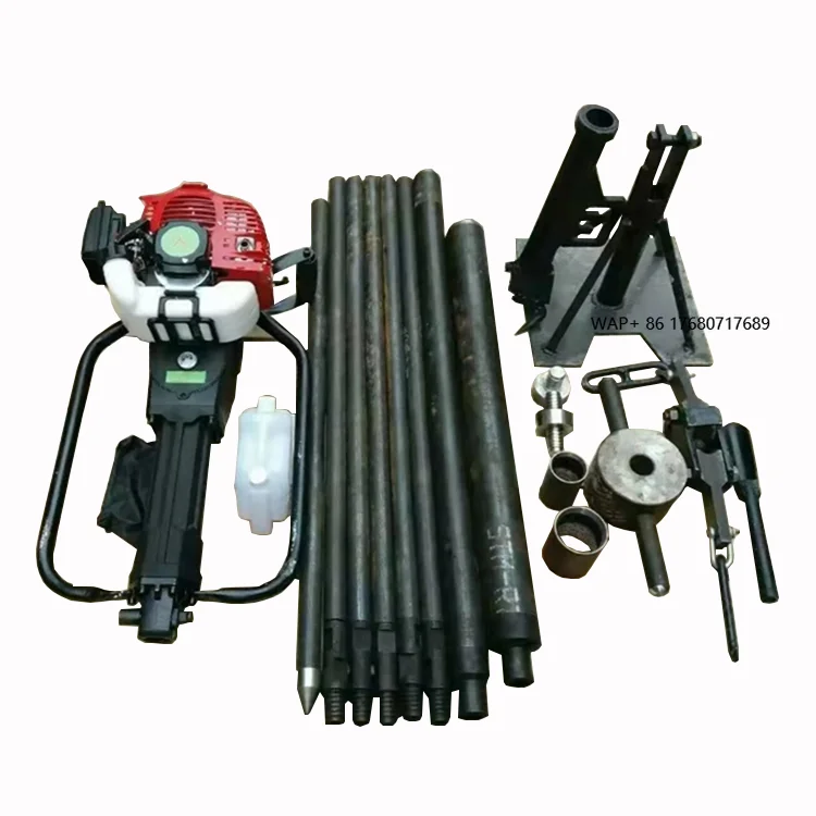 2025 Hot Sale Handheld Portable QT-2S Impact Earth Drill Rig for Soil Sampling in Mining
