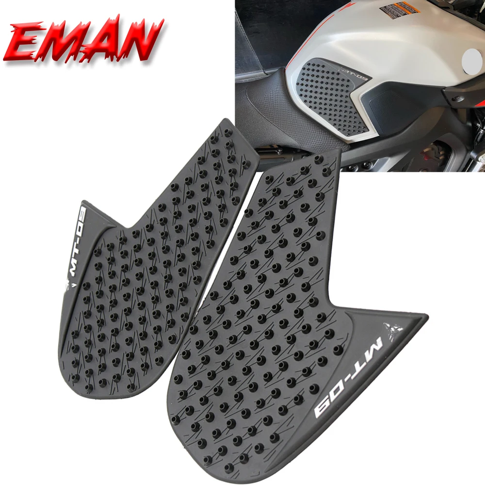 MT09 Tanque Pad Adesivo para Motocicleta, Anti Slip Protector, Gás Knee Grip, Decalques Laterais de Tração, Fit para MT-09, 2013-2015