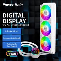 Power Train DL-360A DL-240A White/Black ARGB All -In -One Water -Cold Water Cooling Radiator 5V 3PIN ARGB Fan CPU Liquid Cooler