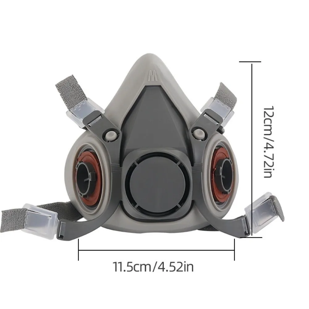 قناع غبار كيميائي إسفنجي مرشح مضاد للجسيمات أقنعة واقية ضد الغبار نصف قناع مضاد للخطر فلتر بخار سام سلامة العمل