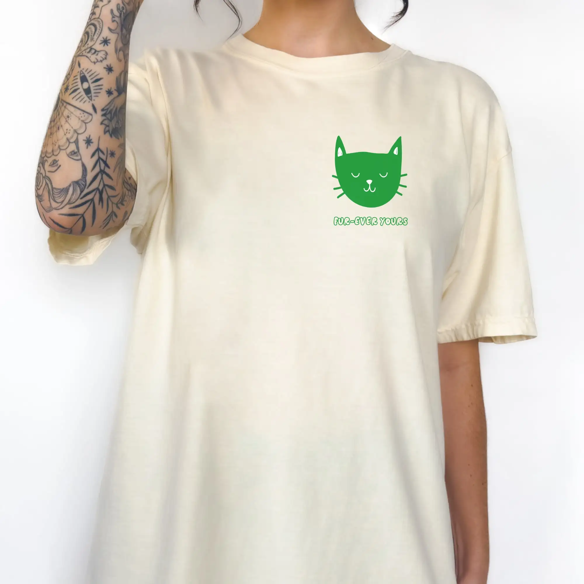 Furever Your День Святого Валентина футболка для девушки кошки мамы для влюбленных минималистский