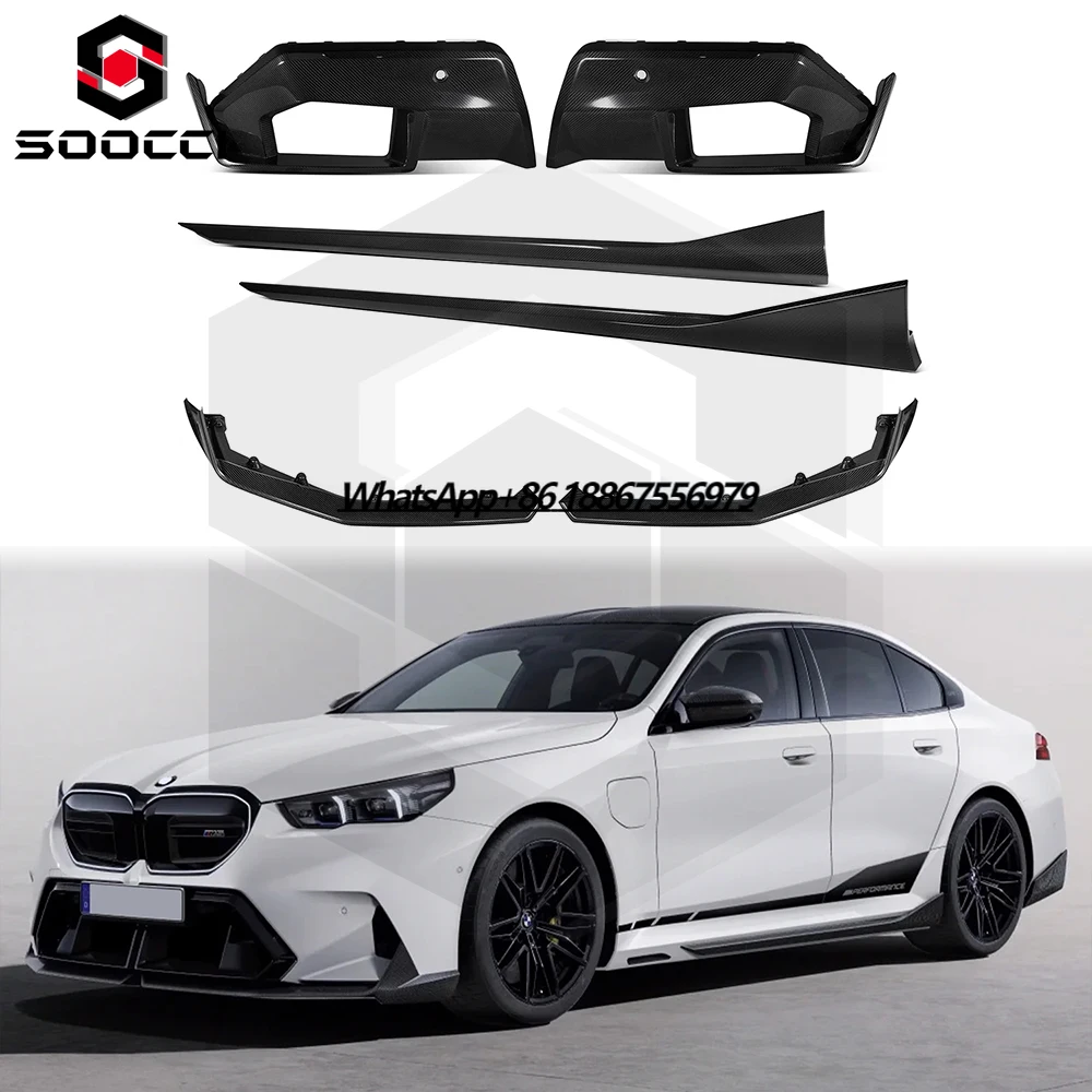 M5 G90 Dry Carbon MP Style Body Kit für M5 G90 G99 M Performance Body Kit Frontlippe Seitenschweller Heckdiffusor 2024-IN