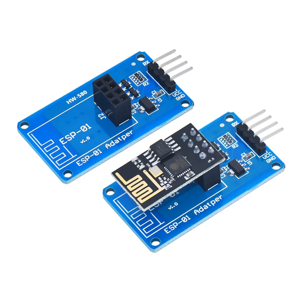 ESP8266 ESP-01 ESP01 Serial Wireless WIFI Module For Arduino Transceiver Receiver Adapter Board Raspberry Pi UNO R3 One 3.3V 5V