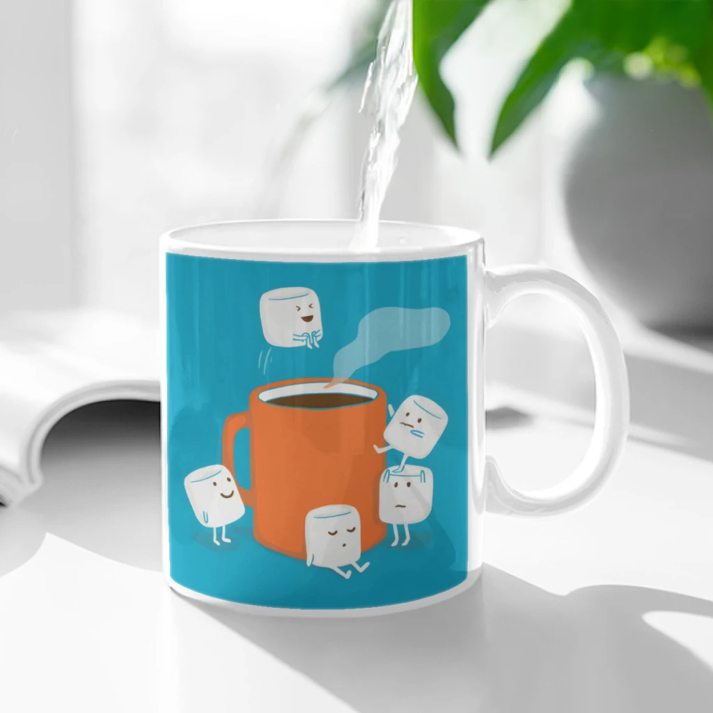 

The big splash Ceramic Cup Coffee Oatmeal Breakfast Cup Creative Personality Mug