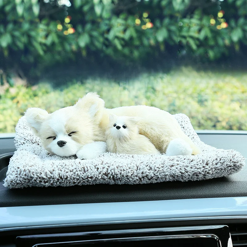 New Arrived Mother Dogs Simulation Plush Toys Stuffed Animal Car Doll Kawaii Car&Home Decor Gifts