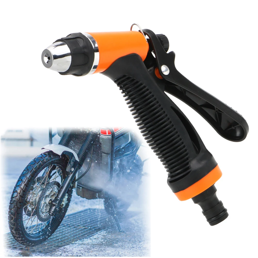 Motorcycle Washer Nozzles Car High Pressure Gun Wash Cleaning Kit Garden Watering Spray Irrigation Tools Adjustable Accessories