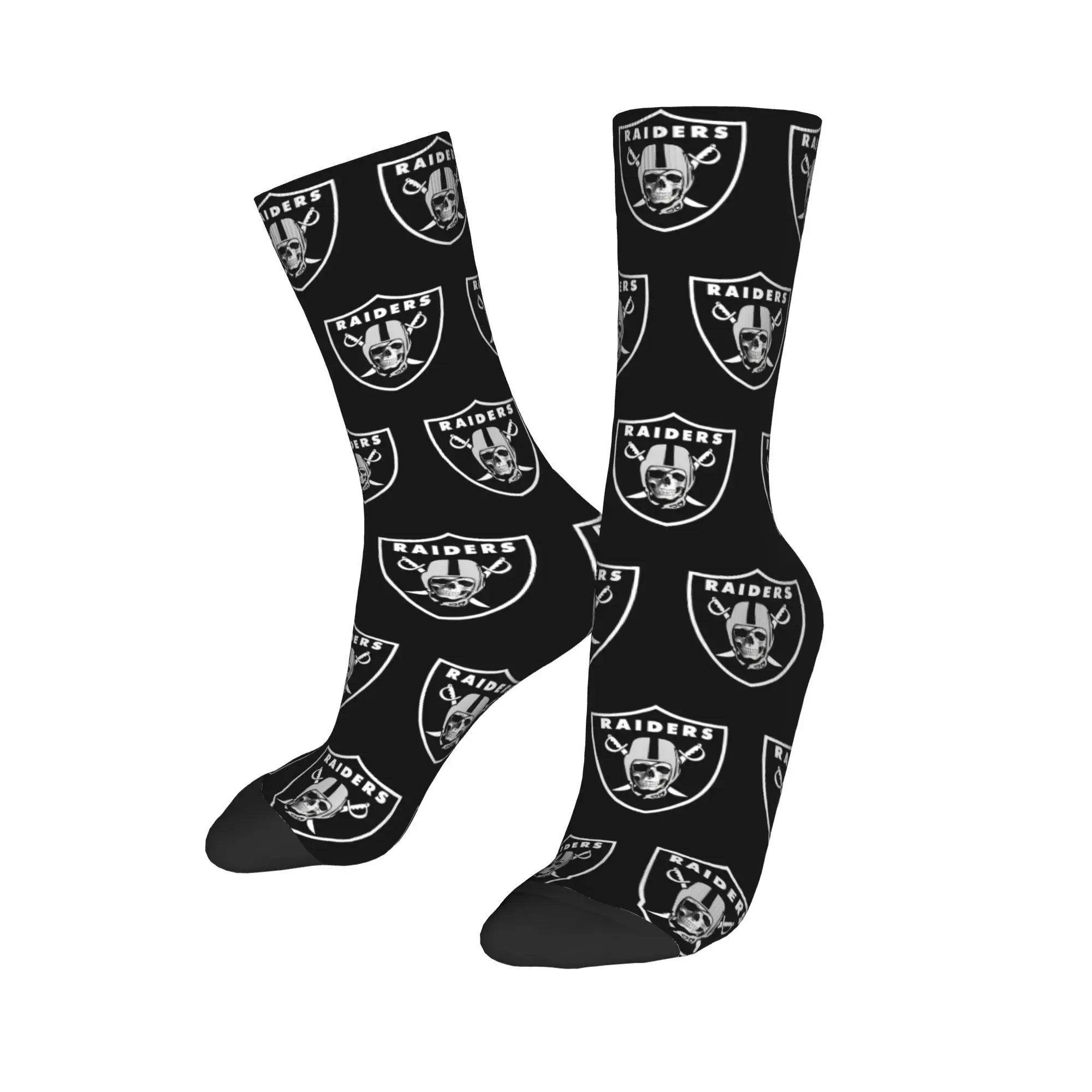 Casual Women Men Crew Socks Raider Skull Logo Accessories Comfortable  Breathable Dress Socks