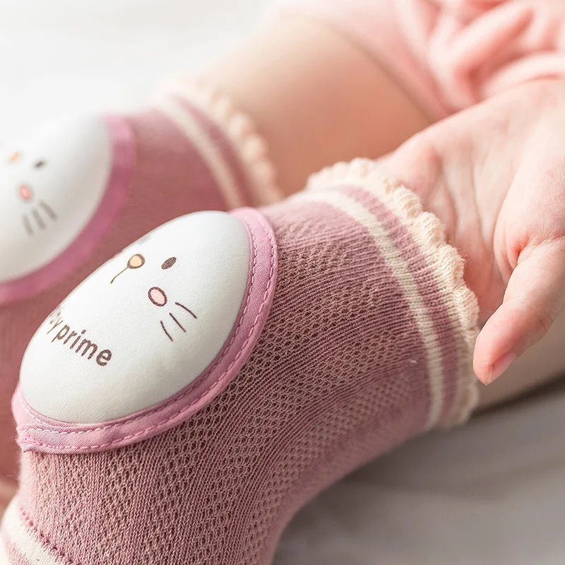 0-4Y Baby Knee Pads Leg Warmer Girls Boys Kids Accessories Crawling Slips Kneepad Toddlers Infant Gaiter Sport Protector Legging