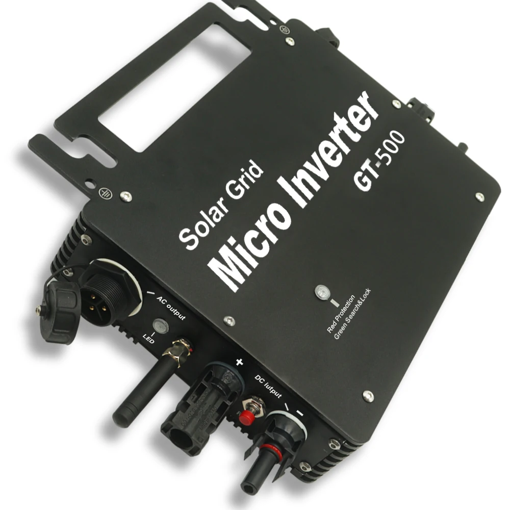 Solar Power Micro Inverter 500W Home Energy Without Battery Balcony Solar Inverter On Grid Home Balcony PV System