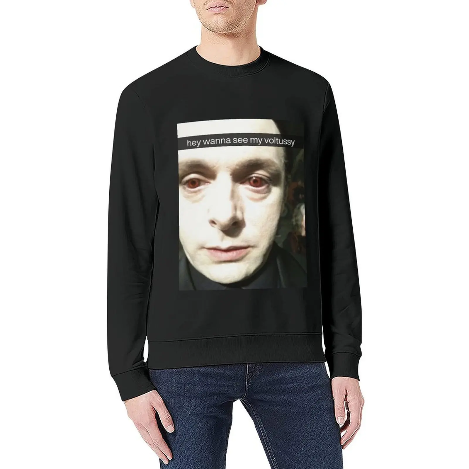 Wanna See My Voltussy - Funny Twilight Pullover tracksuit men men's autumn clothes men's sweat-shirt set men clothes pullover