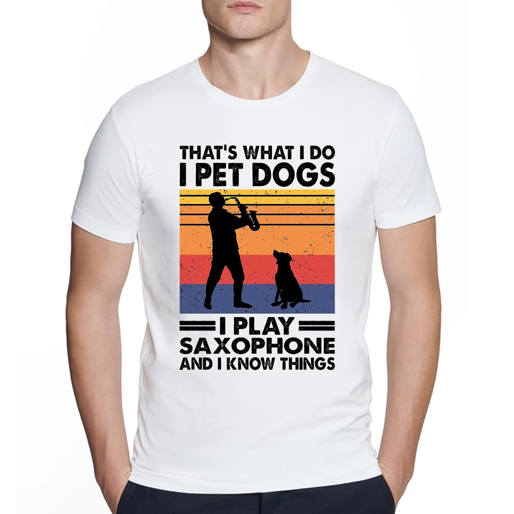 That’s What I Do I Pet Dogs/cats Mens Essential funny gifts White Novelty T-Shirt Loose Size Top Tee Shirt