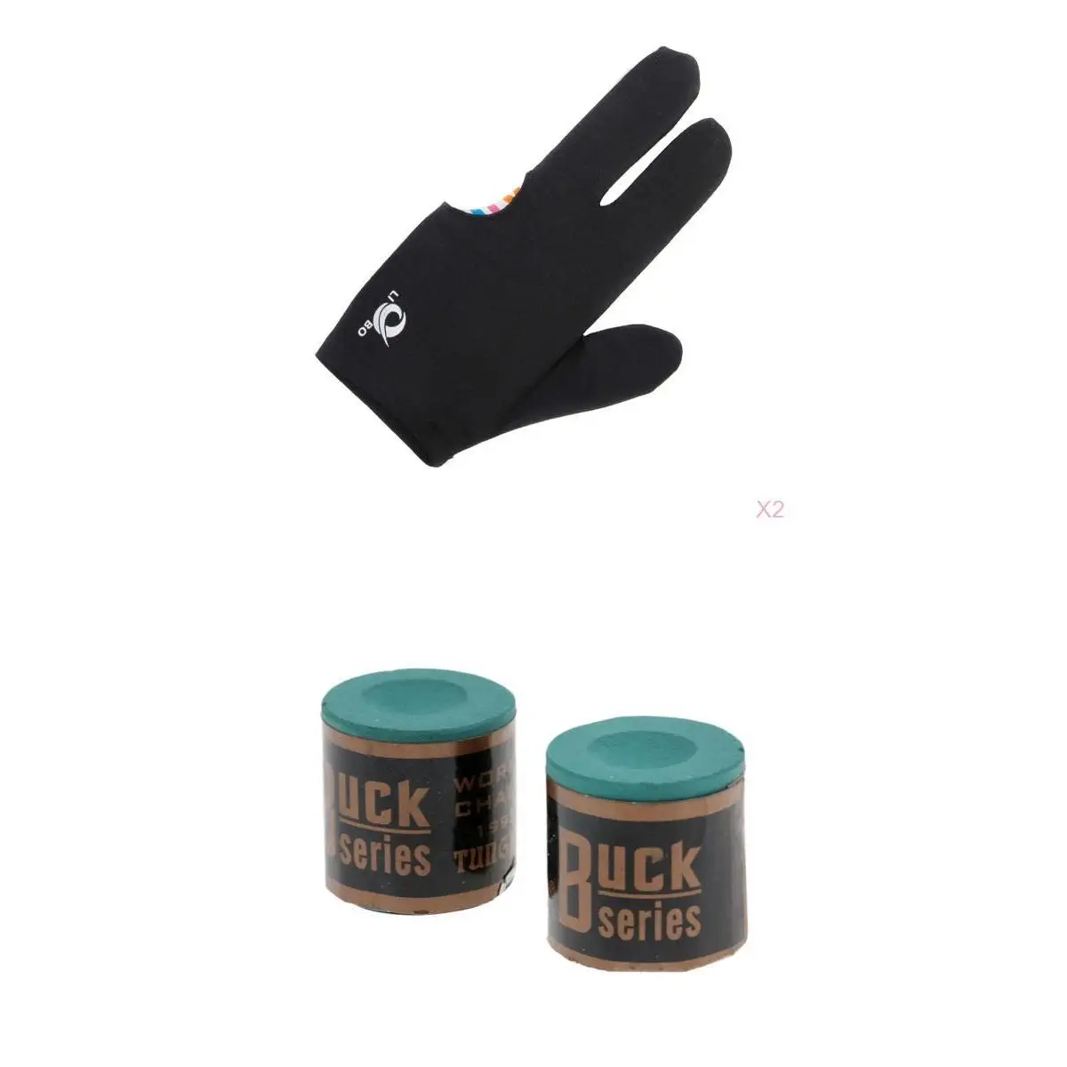 

Pool Snooker Glove Stretchable Nylon Billiard Glove with Chalk and Cue Tip for Left or Right Hand Billiards