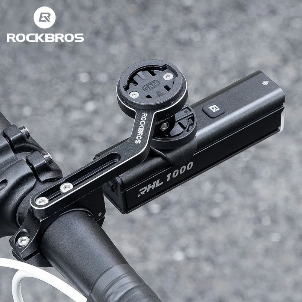 ROCKBROS RHL1000 Lumen Bicycle Headlight IPX6 Waterproof Bike Light 4800mAh USB Charging Flashlight Night Cycling Accessories