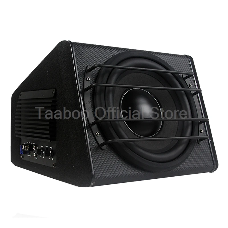 10 Inch 12V Super Subwoofer 800W High Power Speaker Active Speaker Car Audio Processor Fever DIY Car Modification Car Sound Box 