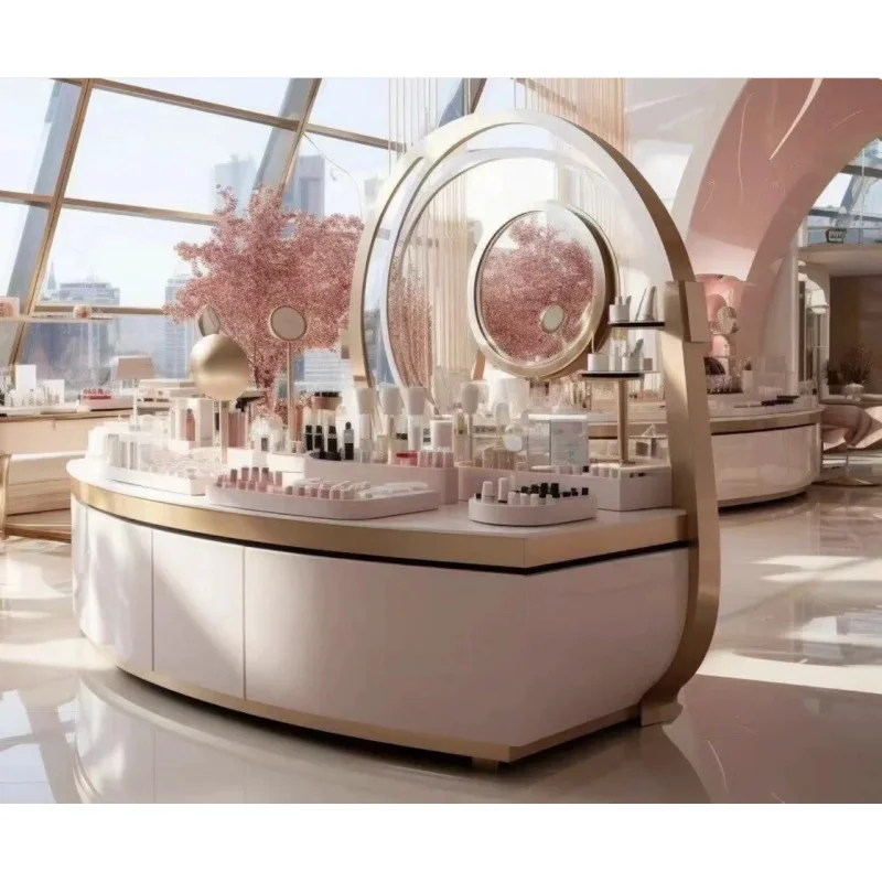 custom.Custom Store Display Showcase Perfume Cosmetic Stores and Beauty Shops