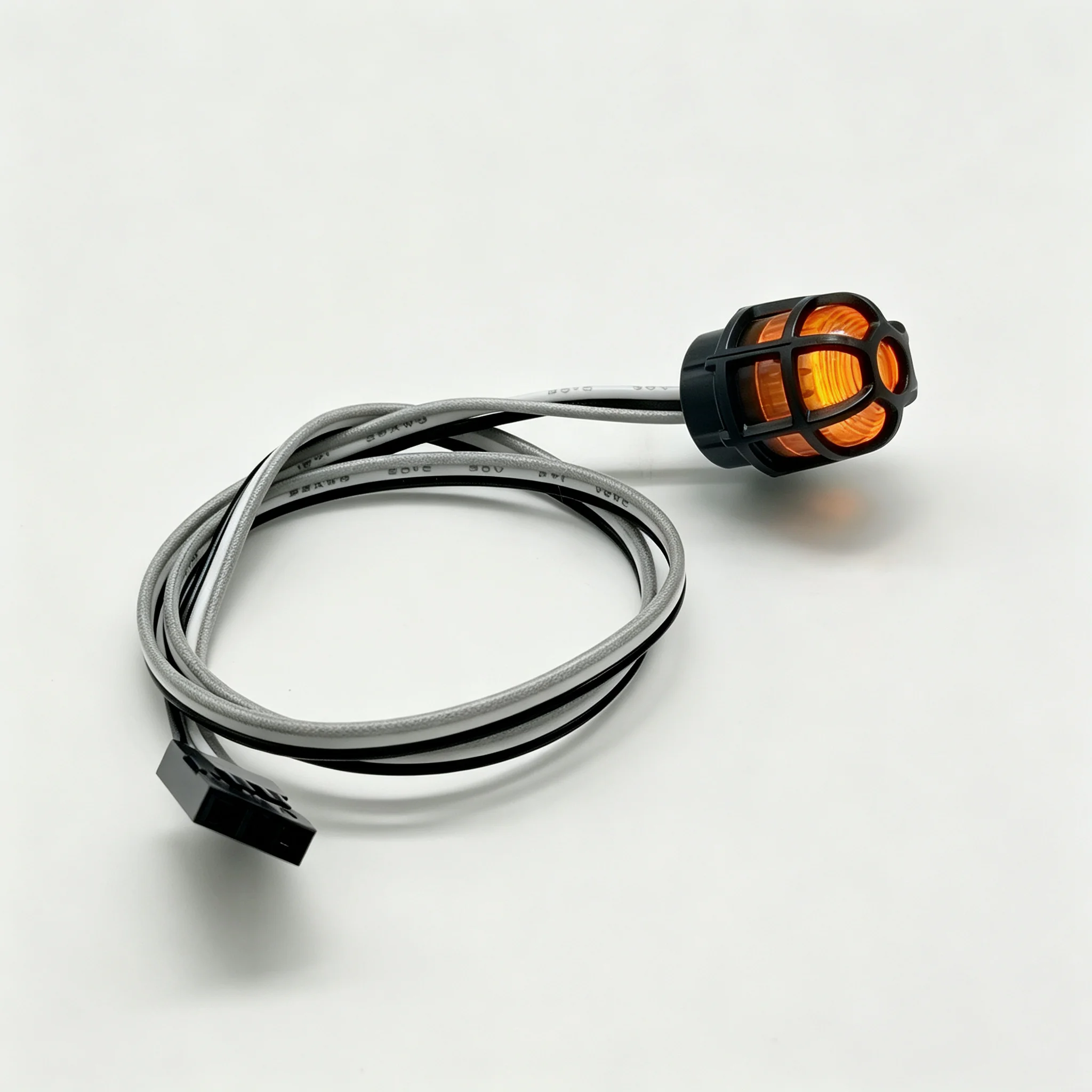 LED Warning Light 360 Degree Rotating Light For 1/14 Tamiyaa RC Truck Tipper Tractor SCANIAA JUWUBA DIY Cars Model Parts Toys