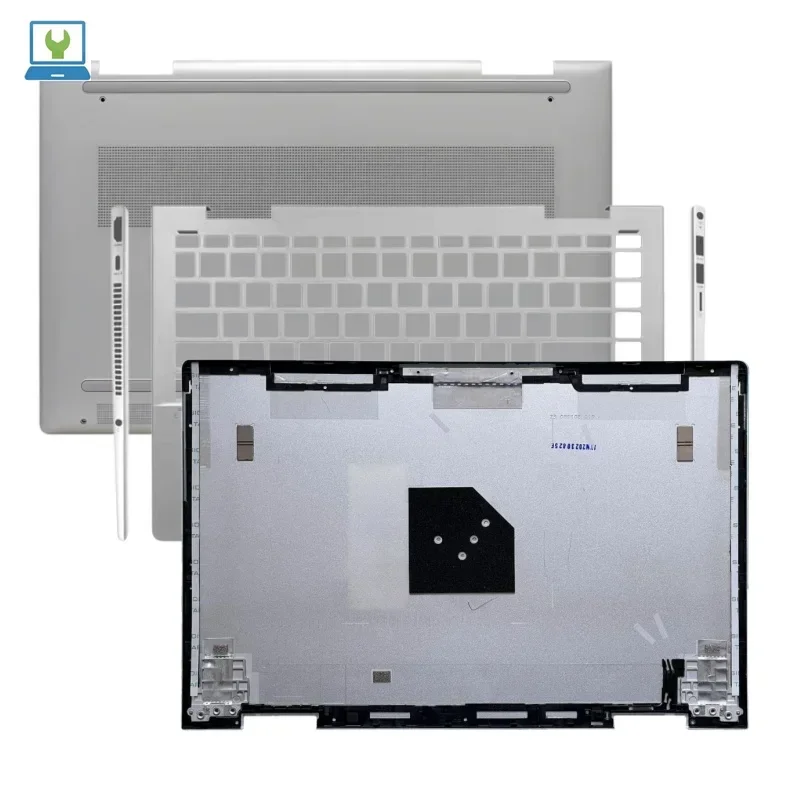 New For HP ENVY 14 X360 14-ES TPN-W158 LCD Back Cover Top Case/Palmrest Cover/Bottom Cover/Silvery ACD Shell N41010-001