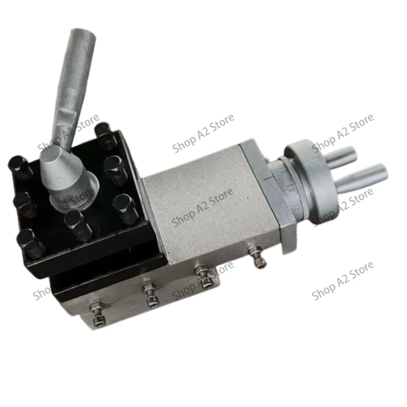 Lathe Tool Post Assembly, Quick Change Square Tool Rest Holder for Small Lathe Machine