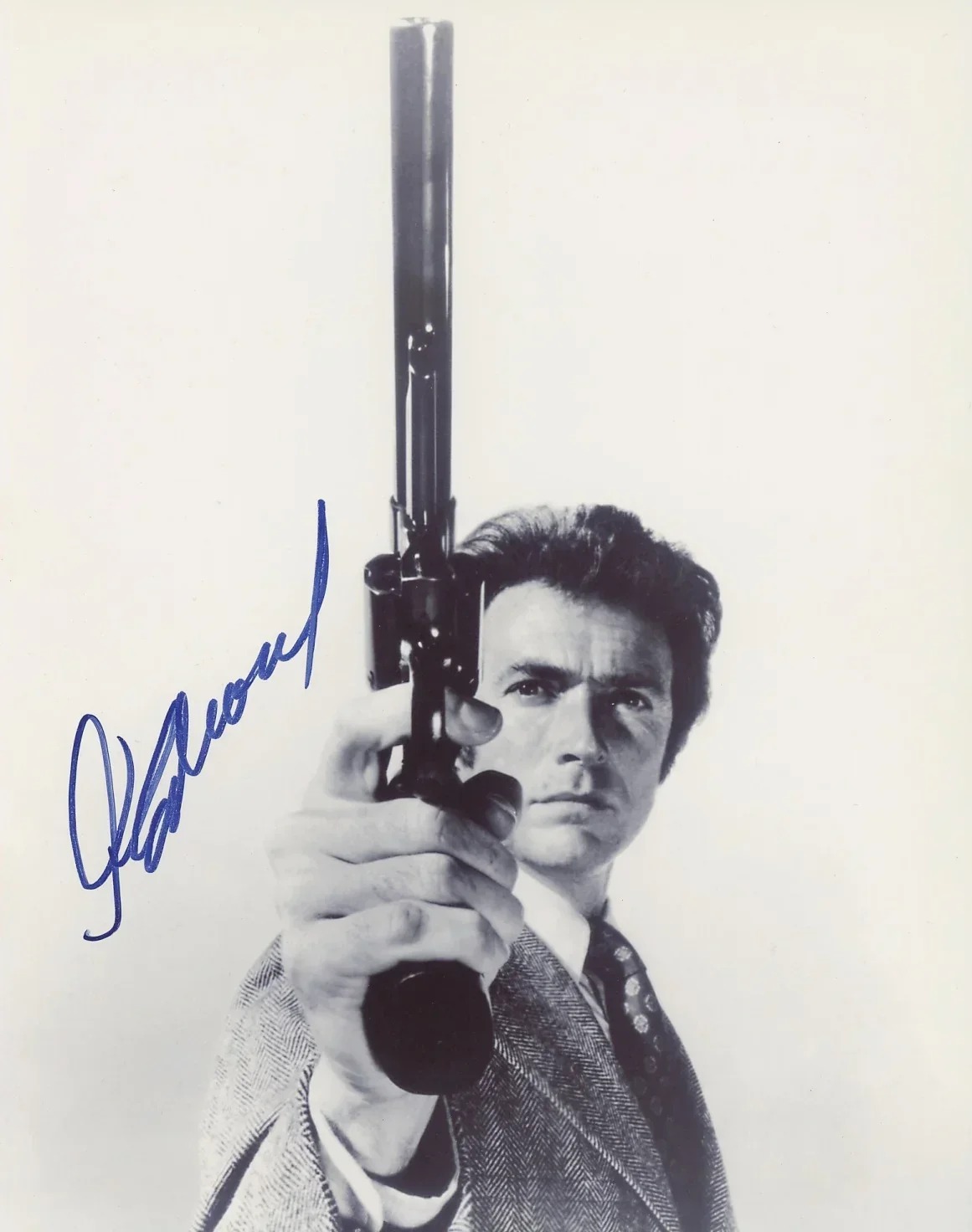 CLINT EASTWOOD autographed SIGNED PHOTO, Art Picture Print Silk Poster,Home Wall Decor