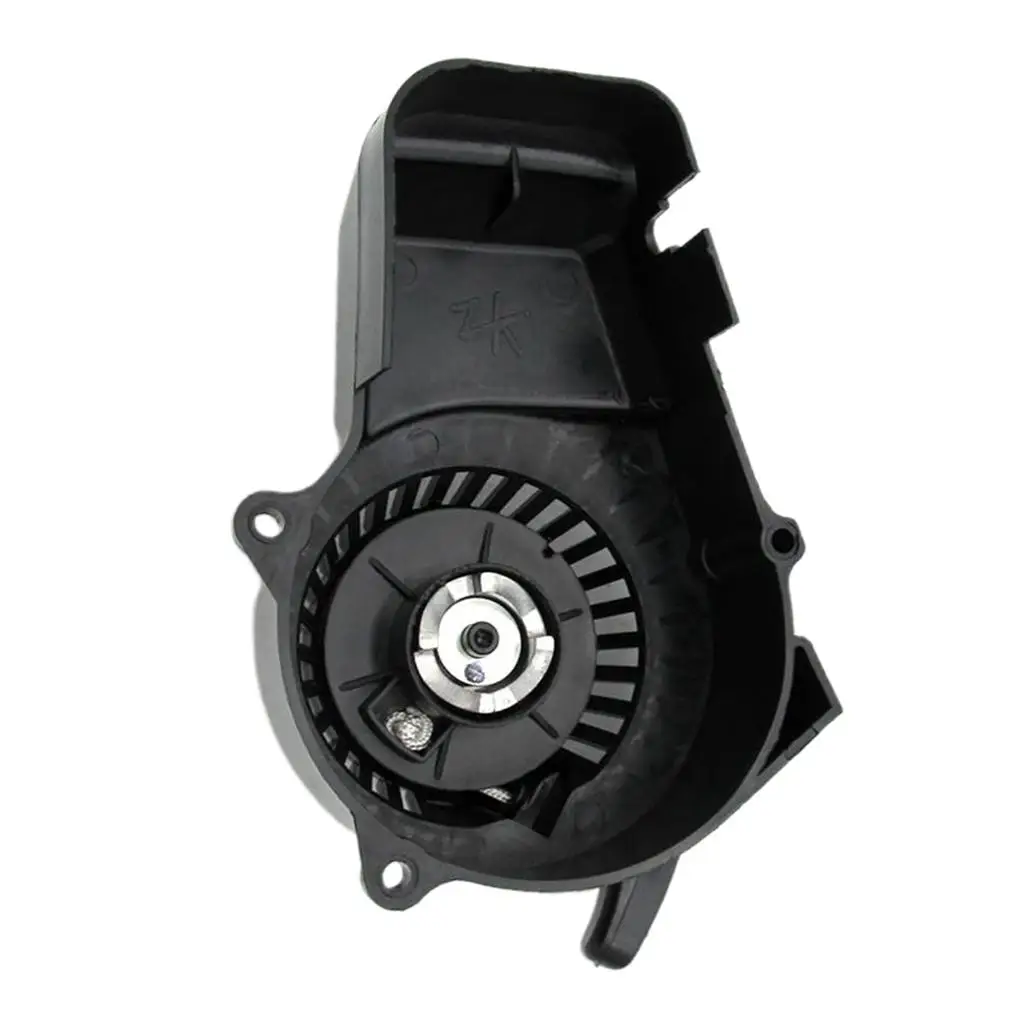 Aluminum Pull Start Starter Assembly Black Handle for 2 Stroke 47cc 49cc Minibike Pocket Bike