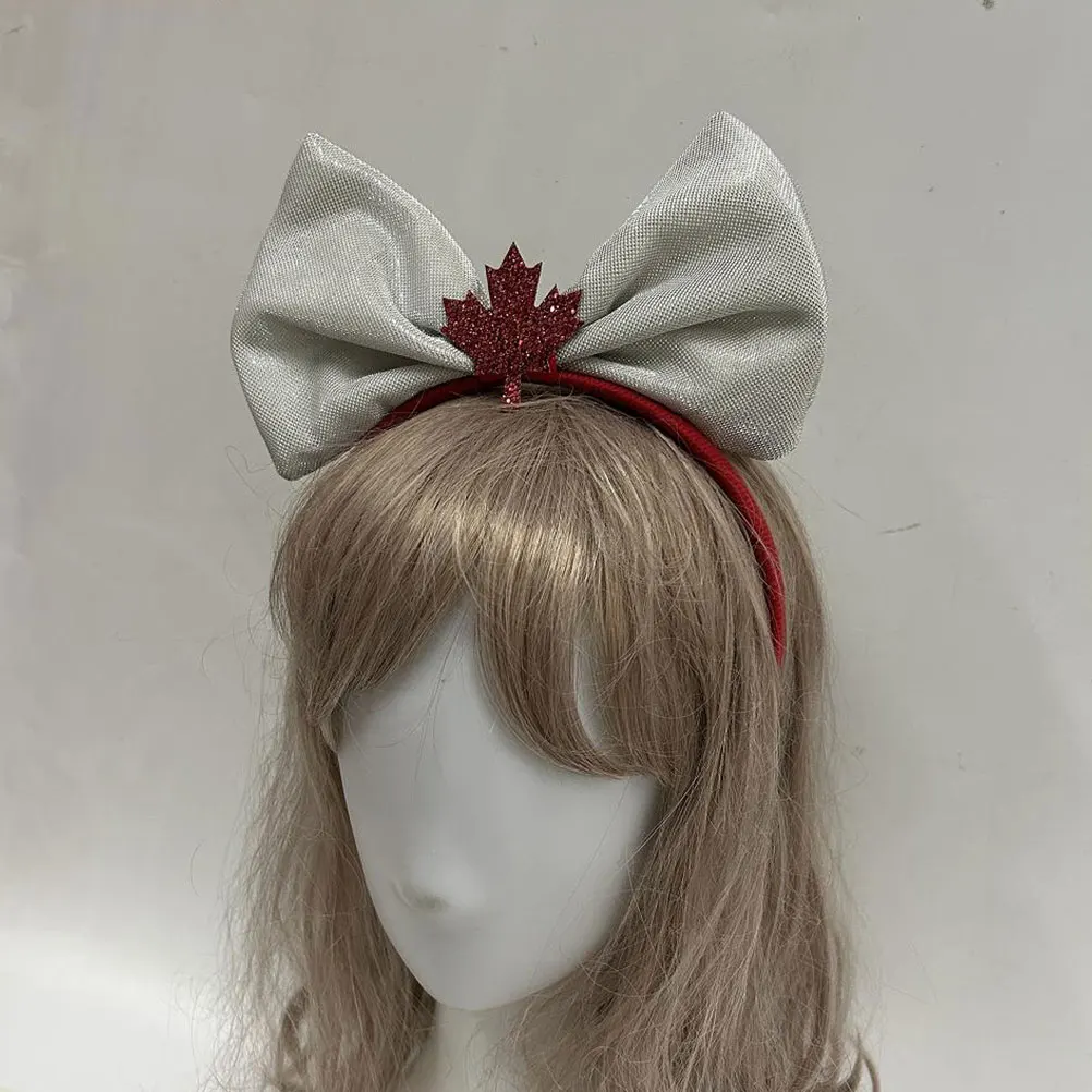

Silver Glitter Bow Headband Women Girls Girl Hair Accessories Hair Accessories Lightweight Comfortable Anti Slip Reusable