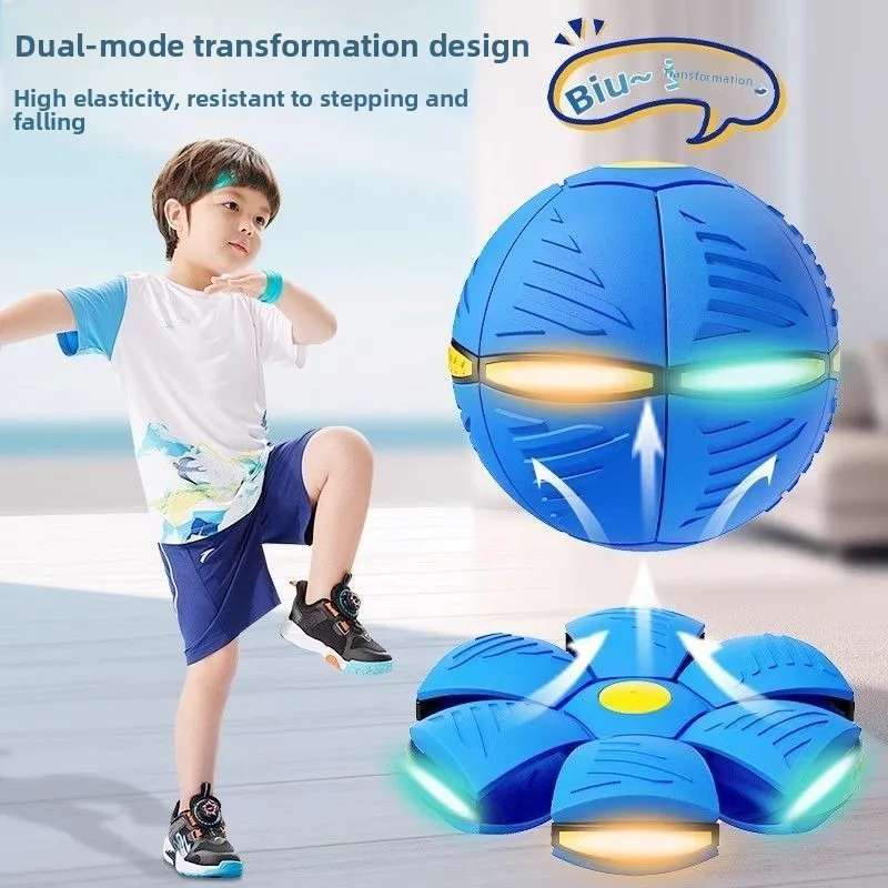 Juguete de Pelota Mágica OVNI para Interacción Padres-Hijos, Pelota Deformable para Niños, Pelota de Rebote para Deportes al Aire Libre, Regalo para Niños