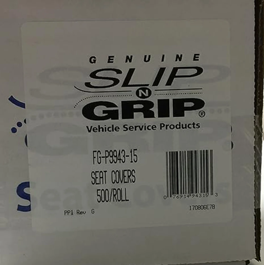 Slip-N-Grip Value Seat Cover 32In X 52In .5 Mil 500/Roll, Factory