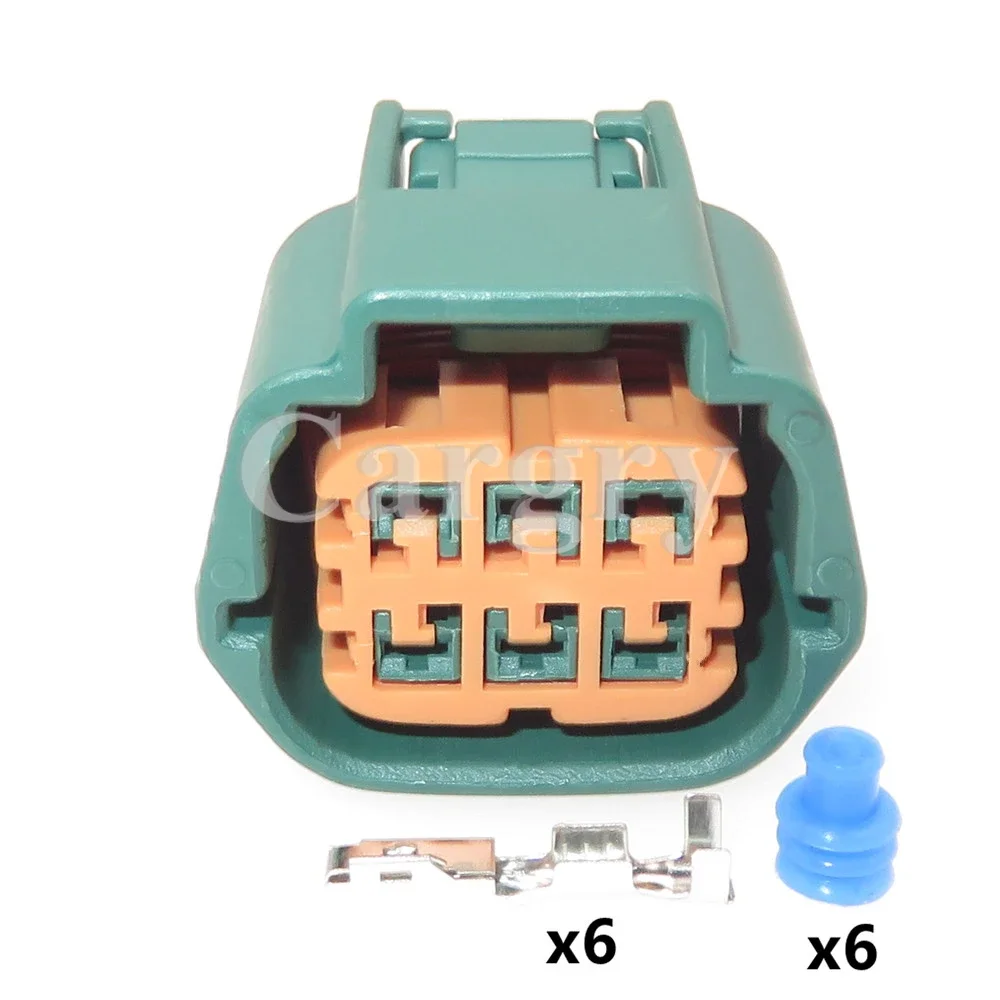 1 Set 6P Auto Wire Waterproof Socket 6189-0766 6189-1102 Electronic Throttle Valve Plug AC Assembly For Nissan TEANA X-TRAIL
